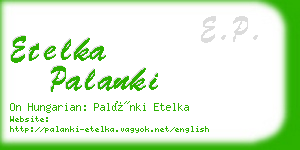 etelka palanki business card